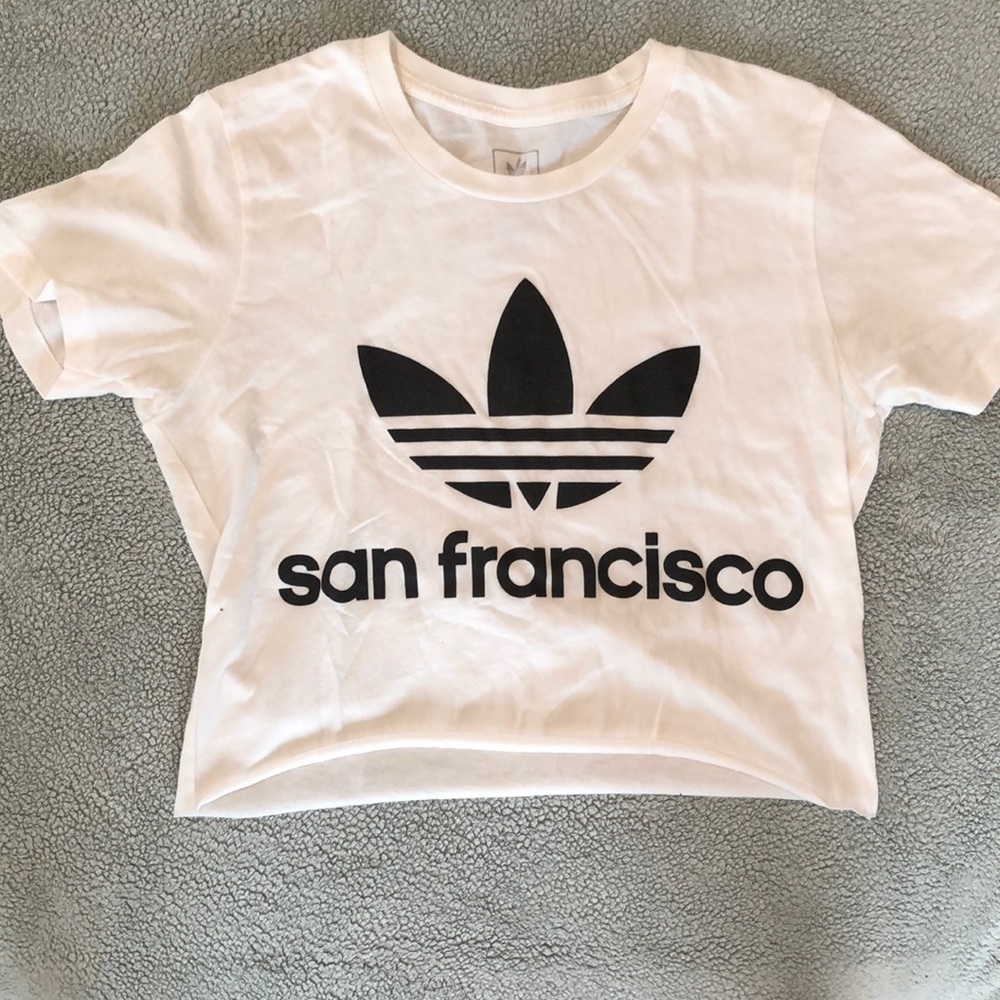Women’s white adidas t shirt